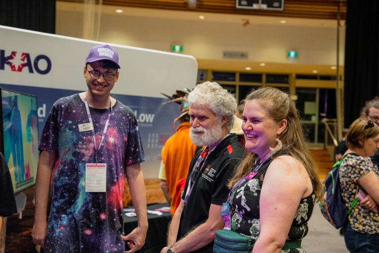 Dev Null (AusSRC), Andreas Wicenec (ICRAR) and Kate Holmes (AusSRC)